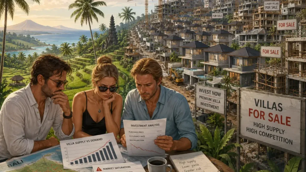 bali villa oversupply and overdevelopment