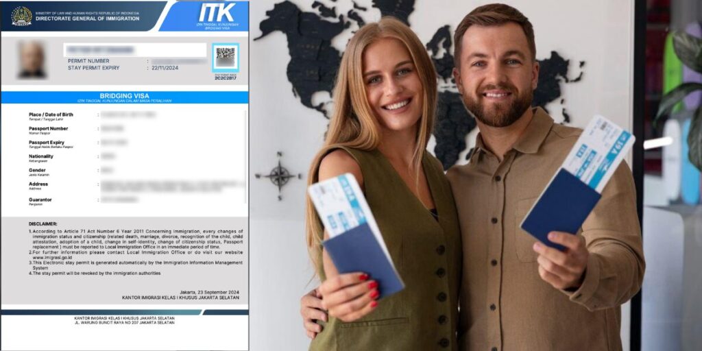 Indonesia Bridging Visa stay permit