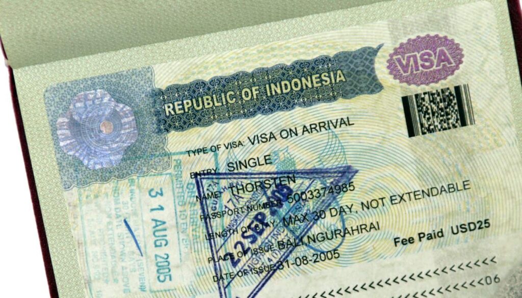 Holiday Visa Bali