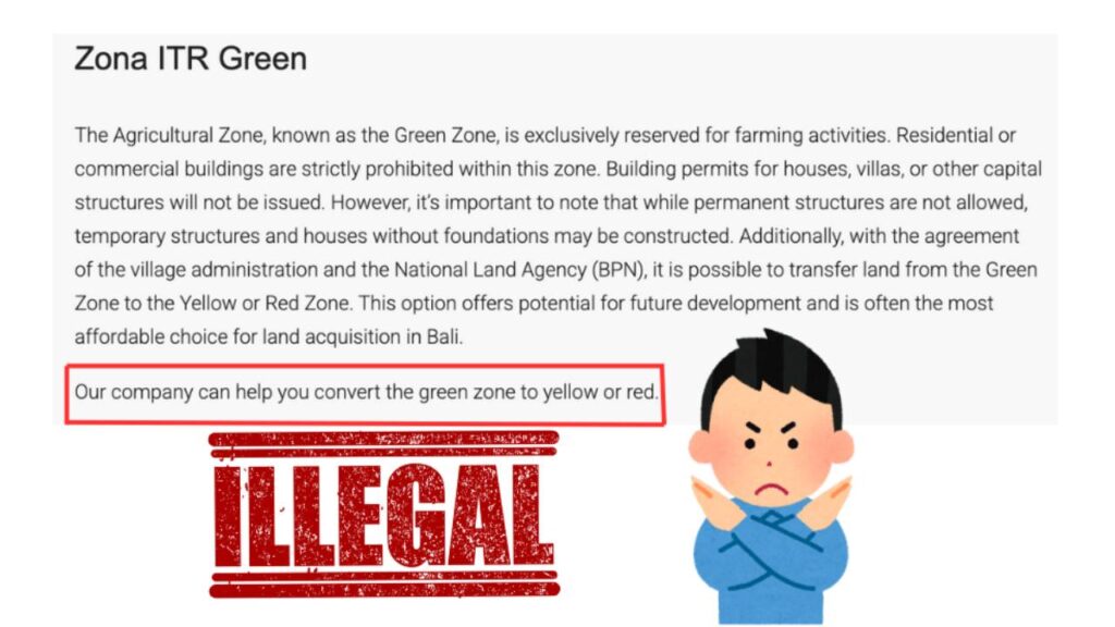 green zone bali conversion