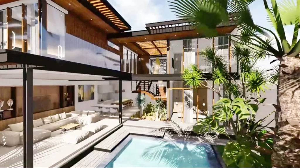 Luxury Modern Tropical Courtyard Villa