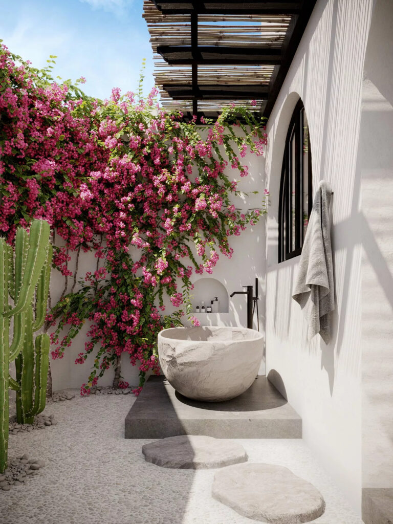 Mediterranean-Inspired Tropical Design