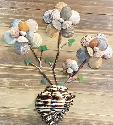 Decorative forms inspired by shells, flowers, or seed pods